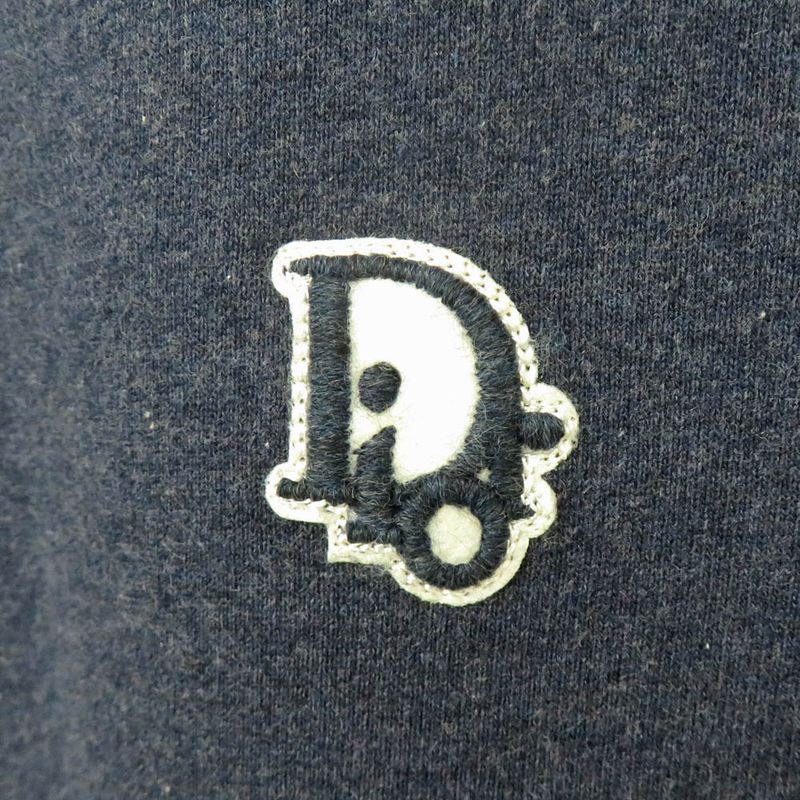 Dior Zip Up Blouson Jacket Long Sleeve 213j434a0796 Navy - XS Logo