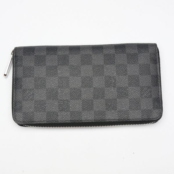 Louis Vuitton N63077 Damier Graphite Round Zipper Zippy