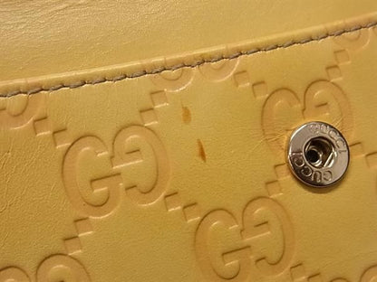 Gucci 112715 GG Pattern Guccissima Leather Foldable Long Wallet