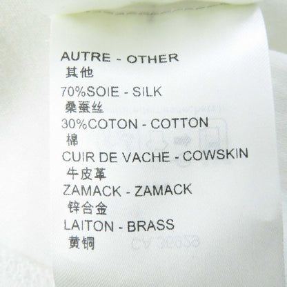 Louis Vuitton 23AW 1abrxk Zipper Sleeve T-shirt Dress Cotton Dress White Light