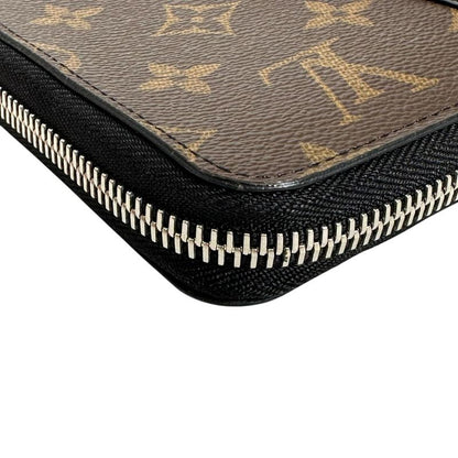 Louis Vuitton M60109 Monogram Vertical Macassar Long Wallet Louis Vuitton Brown