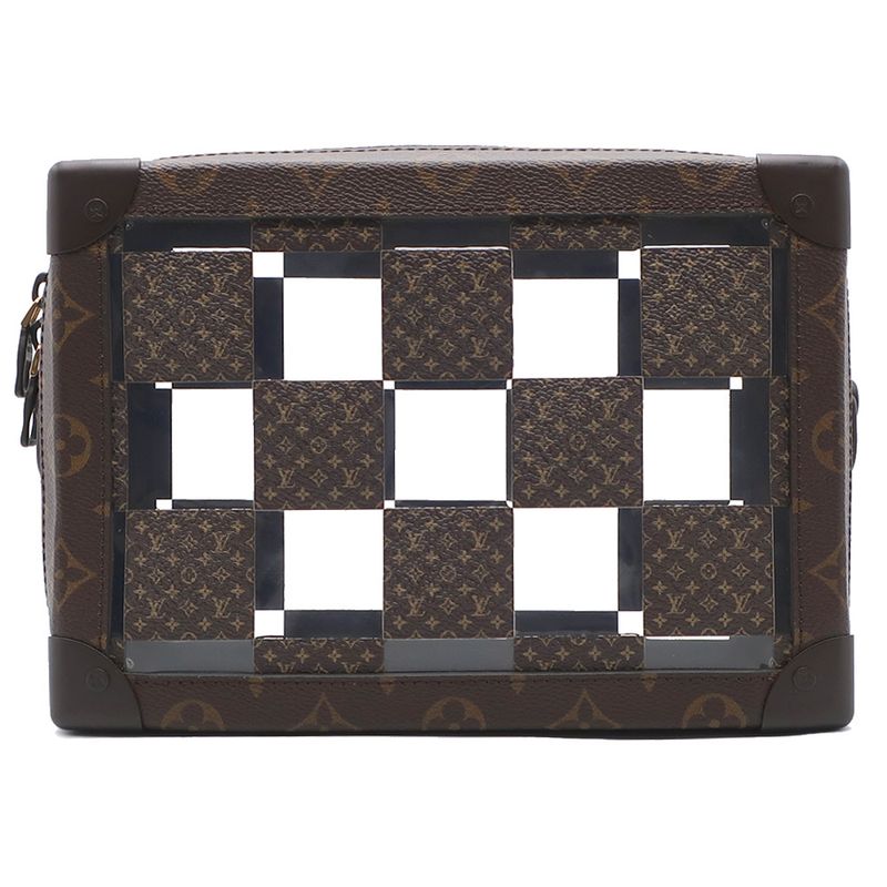 Louis Vuitton Slim Soft Trunk Monogram Chess Monogram Canvas Brown