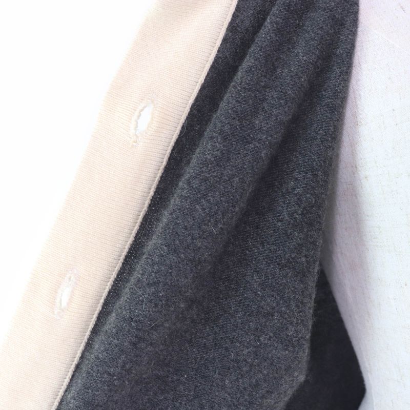 CHANEL Vintage 100% Cashmere Coco Mark Buttons Long Length Long Sleeves Knit