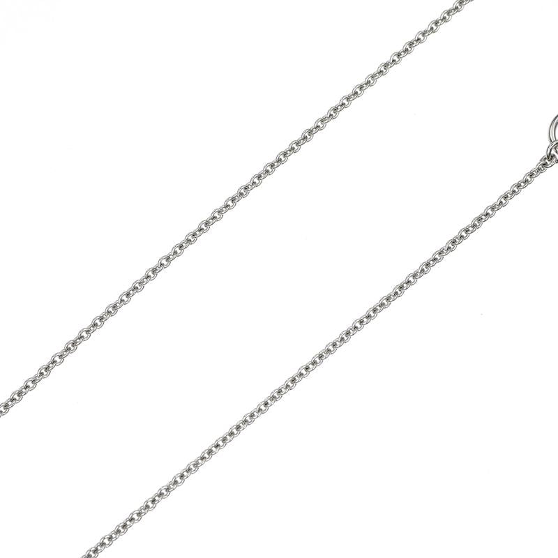 Hermes Necklace Mini Maillon PM Black Silver-color- Chaine D'ancre