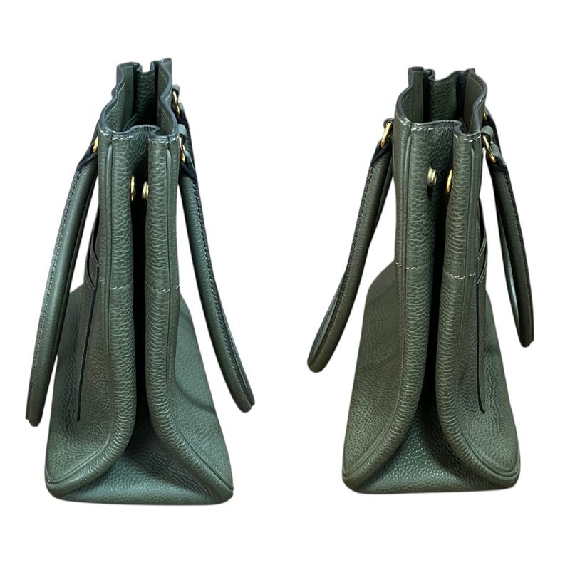 Hermes Handbag Green Taurillon Cles Mance Leather Green