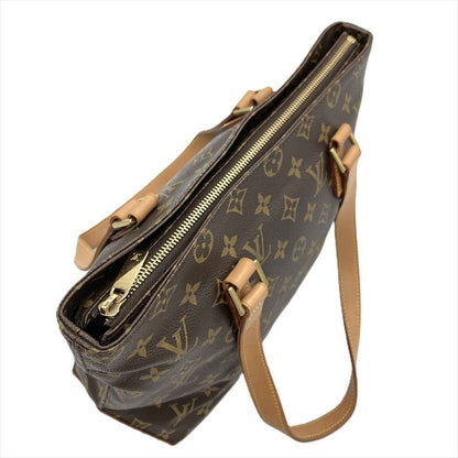 Louis Vuitton Cabas Piano Tote Bag M51148 Brown Gold Hardware Vi0092