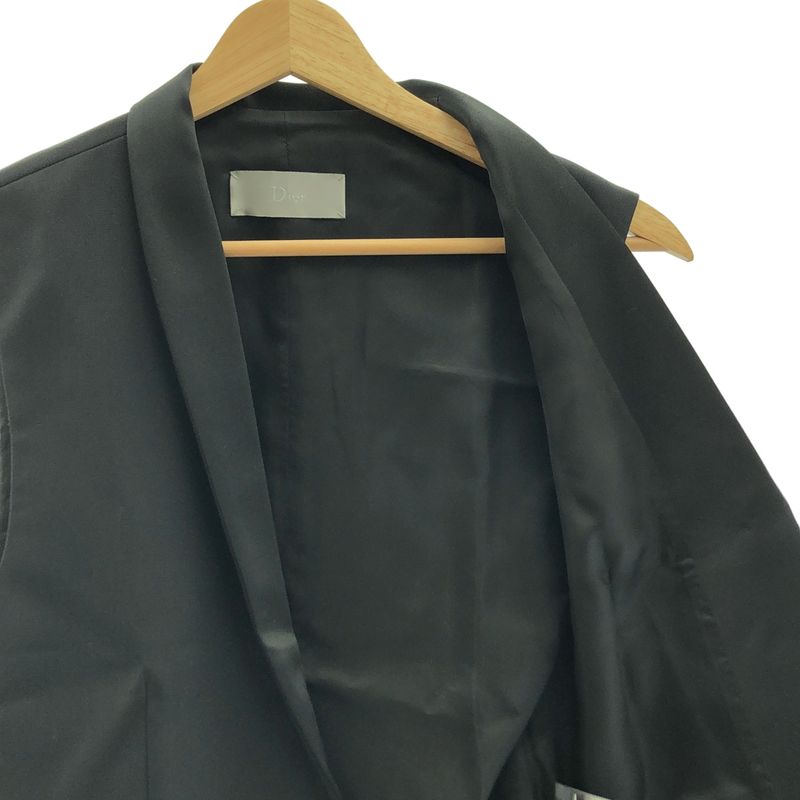 Dior Homme Dior Homme - Narrow Lapel Gilet Vest - 44 - Black - Men's