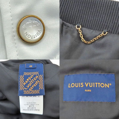 Louis Vuitton Bicolor Satin Bomba Jacket Blouson Jacket 24AW Rm242m 48