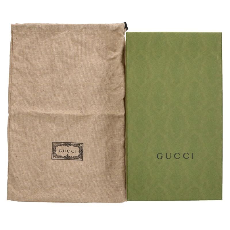 Gucci 577236 Horsebit Bee Embroidery Leather Loafer Women's 38