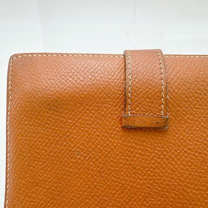 Hermes Bifold Wallet Bearn Compact Brown