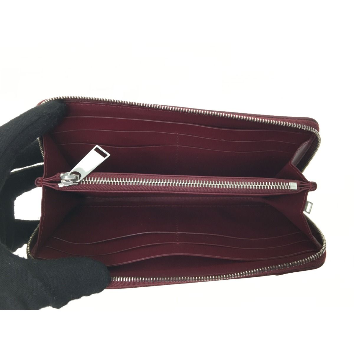 Bottega Veneta Round Zipper Long Wallet Marco Polo Matte Calf