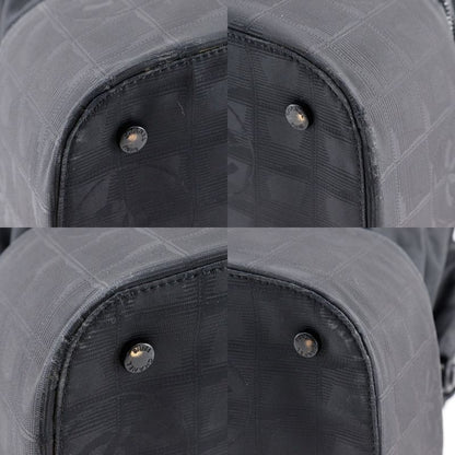 Chanel New Travel Line A15960 Nylon Canvas Black Ladies Boston Bag