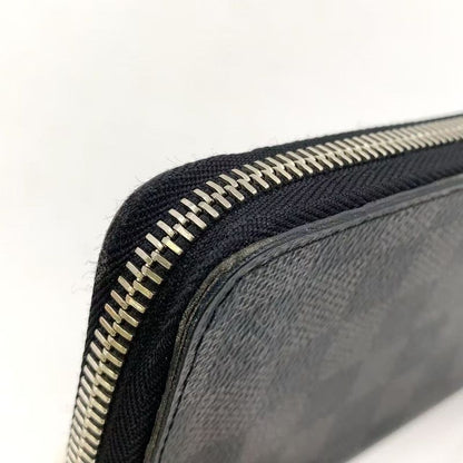 Louis Vuitton Zippy Wallet Vertical Damier Graphite Damier Graphite PVC Black
