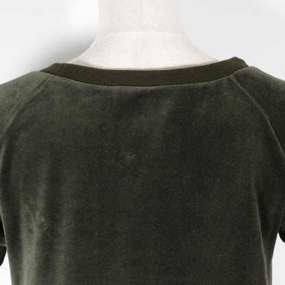 Gucci Sideline 324467 X5279 Velour Khaki Women's Dress