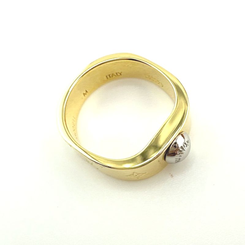 Louis Vuitton M00211 Nanogram Ring M Size Ring / Ring Louis Vuitton Gold