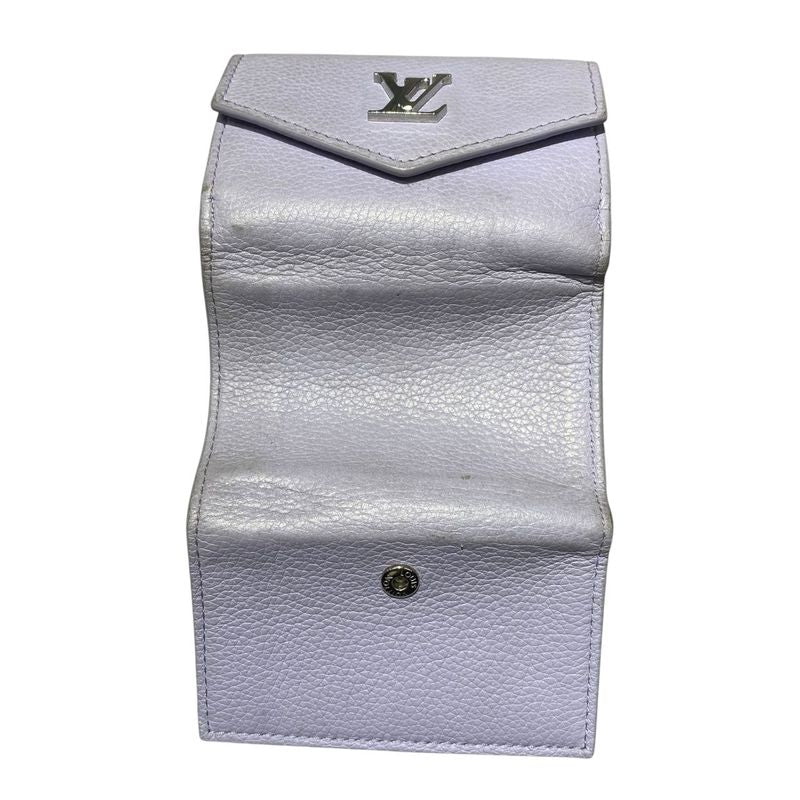 Em07001 Louis Vuitton Wallet Trifold Wallet M81887 Portefeuille Lock Mini Purple