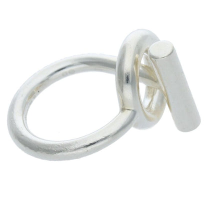 Hermes Echappe MM Croisette Silver Ring Men's 48 8