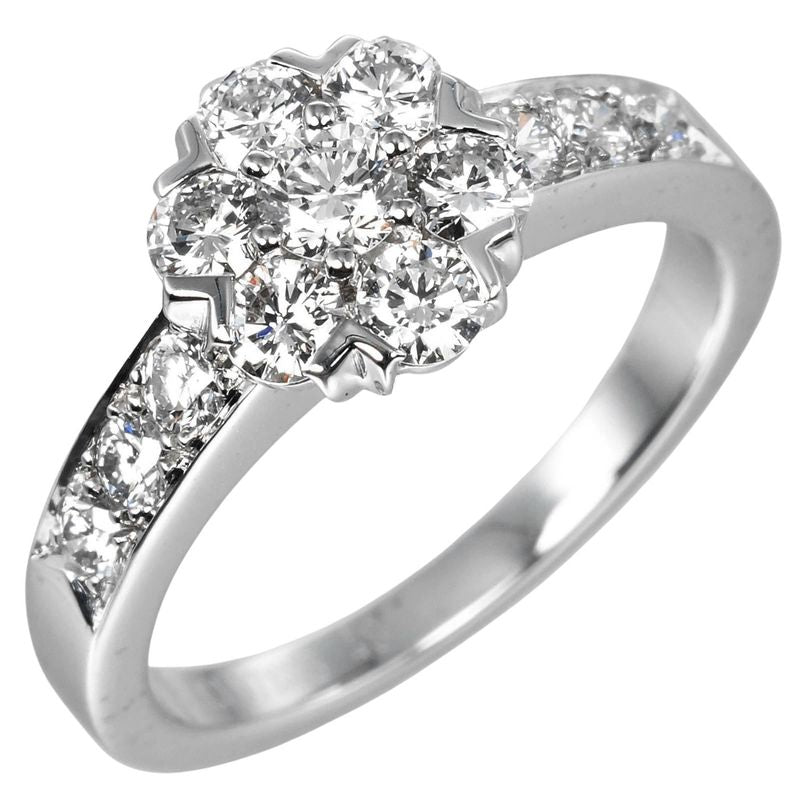 [van Cleef & Arpels] Van Cleef & Arpels Fleurette Pt950platinum × Diamond #8