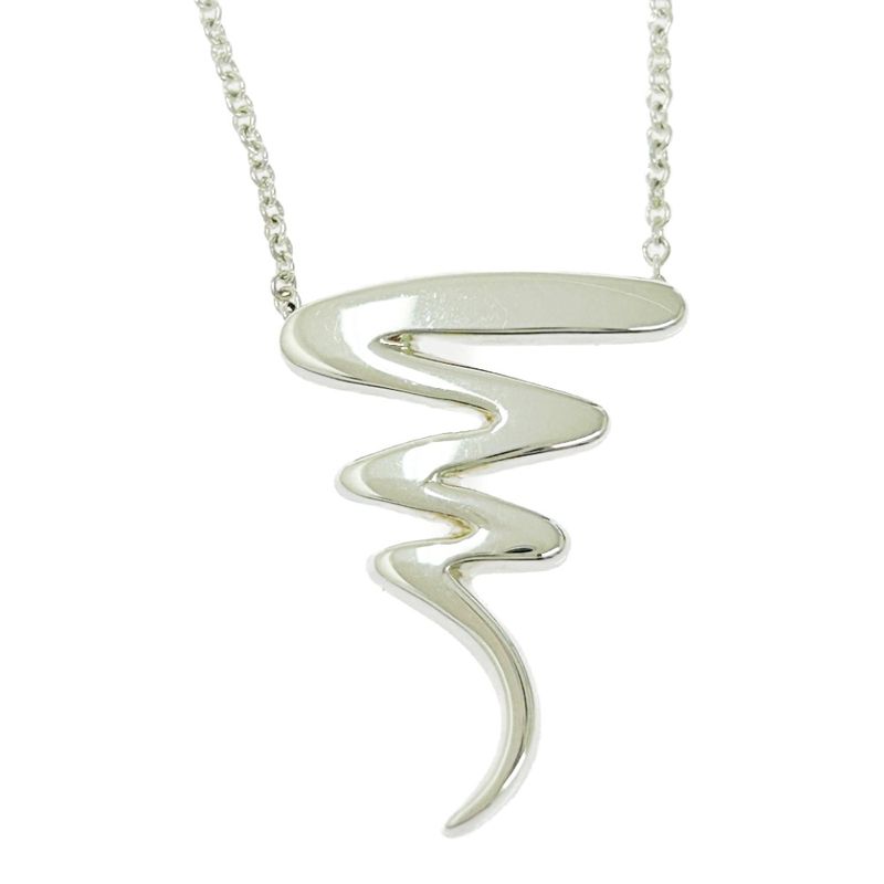 Tiffany & Co Silver Scribble Necklace 2.9g 925 Engraved 491861 Necklace