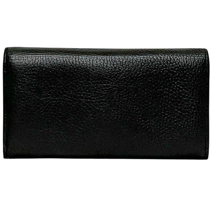 Gucci Bifold Long Wallet Black Interlocking 449279 Wallet