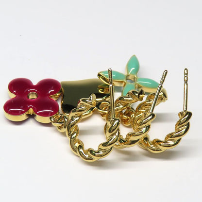 Louis Vuitton Earrings Boucle Dreille Sweet Monogram M65472 3 Pieces