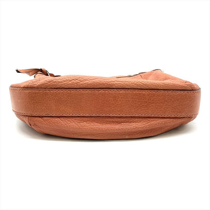 Gucci Shoulder Bag Leather 257090 Pink Silver Hardware D7608708 Bamboo Full