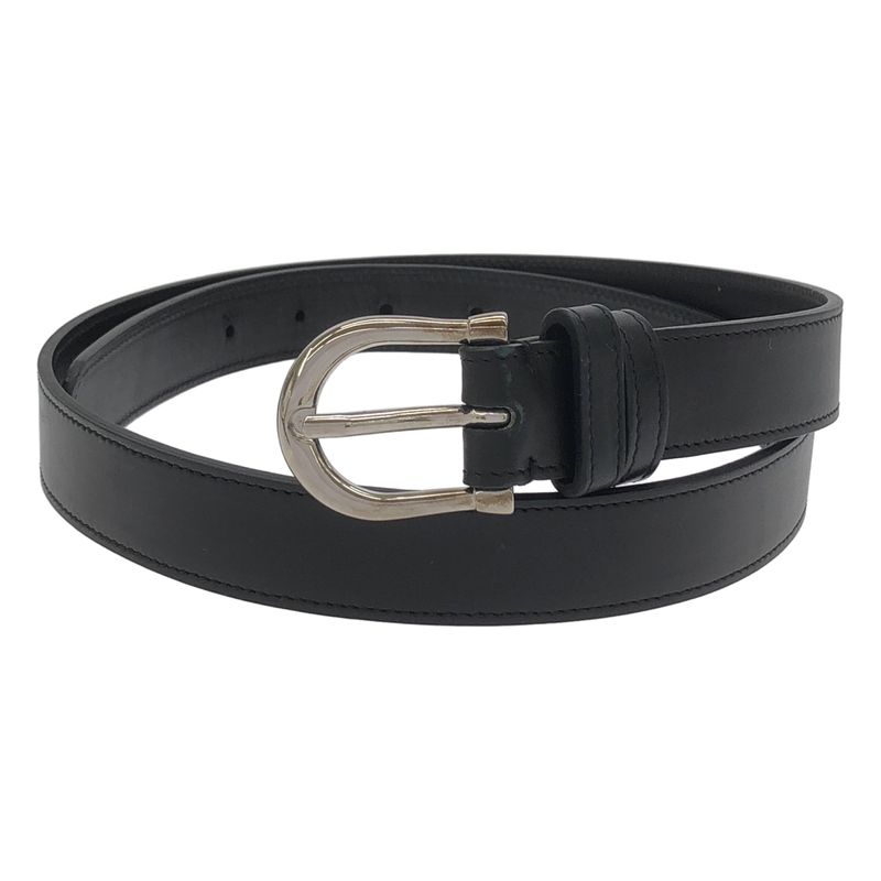 Christian Dior Leather Belt 031act02519 Black T40