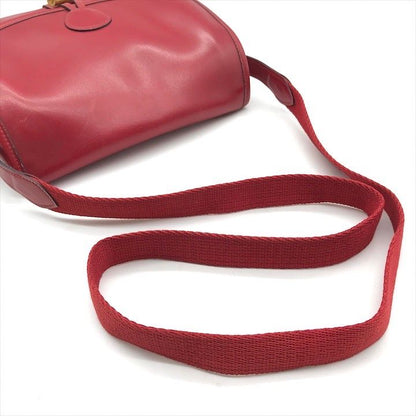 Hermes Vintage Box Calf Shoulder Bag Red