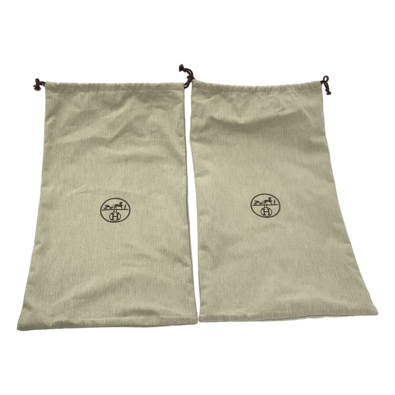 Hermes Story Kelly Hardware Leather Long Boots - 37 - Black - Women's