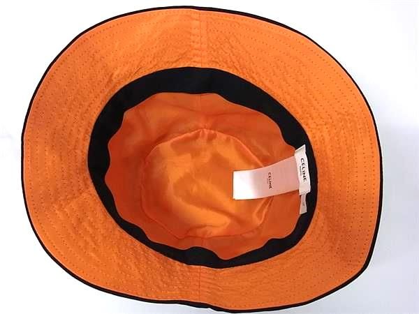 Celine 100% Nylon Bucket Hat Size L Men's Women's Black Fp3788
