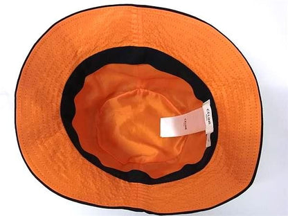 Celine 100% Nylon Bucket Hat Size L Men's Women's Black Fp3788