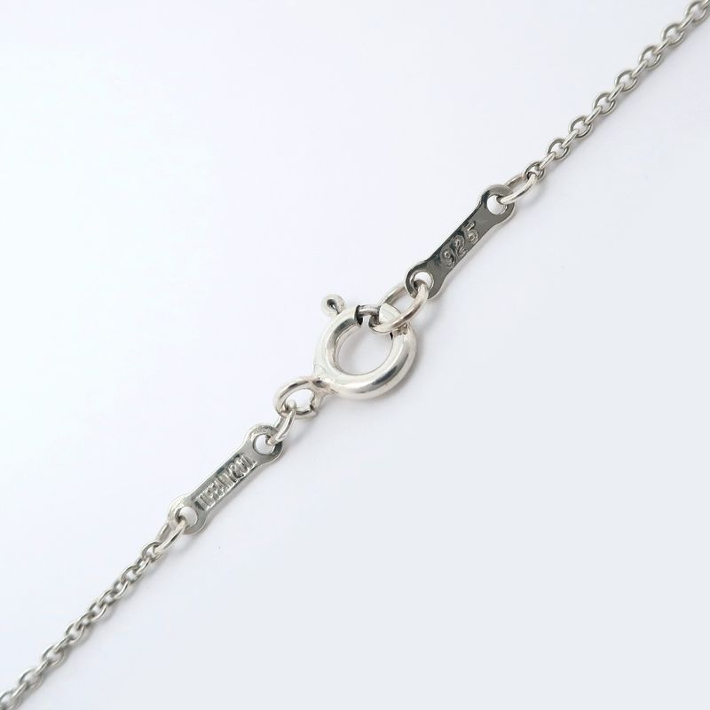 Tiffany & Co Open Heart Elsa Peretti 925 Silver Ladies 2.7g Necklace