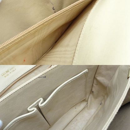 Celine Shoulder Horse Carriage Ivory Bag
