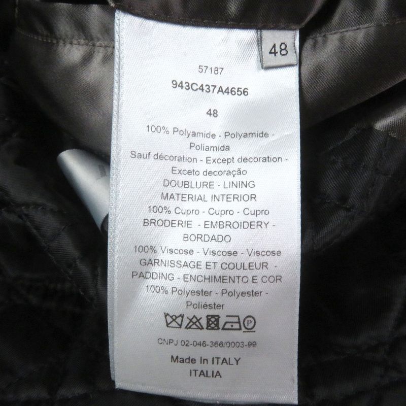 DIOR Homme 19AW 943c437a4656 Saddle Pocket Logo Embroidery MA-1 Bomber Jacket