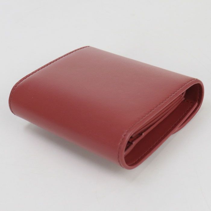 Celine Small Flap Wallet Triomphe 10d78 3DPV Tri-fold Wallet Calf Womens