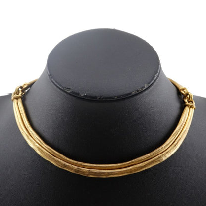 Hermes Mantel Vintage Bijouterie Fantaisie Gold Plated Ladies 79.6g Choker