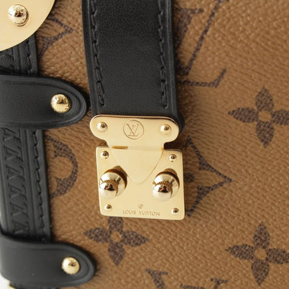 Louis Vuitton Reverse Side Trunk Monogram Reverse Gold Hardware 2way Shoulder