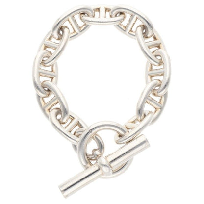 Hermes Chaine D'ancre TGM Chaine D'ancre TGM Silver Bracelet Men's 11link