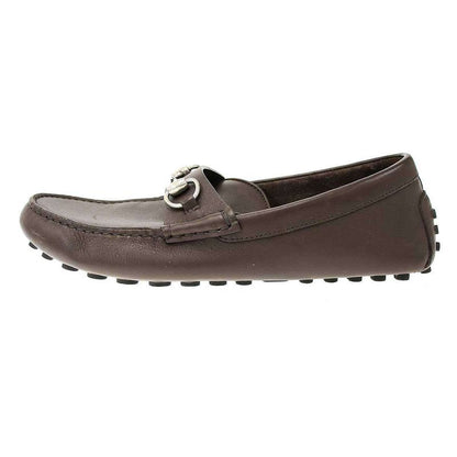 Gucci Horsebit Driving Shoes Loafers 765859 Brown 6