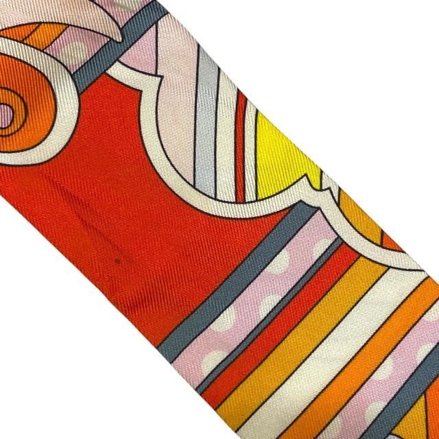 Hermes Scarf Twilly Scarf Hermes Ribbon Scarf Faubourg Rainbow Accessories Silk