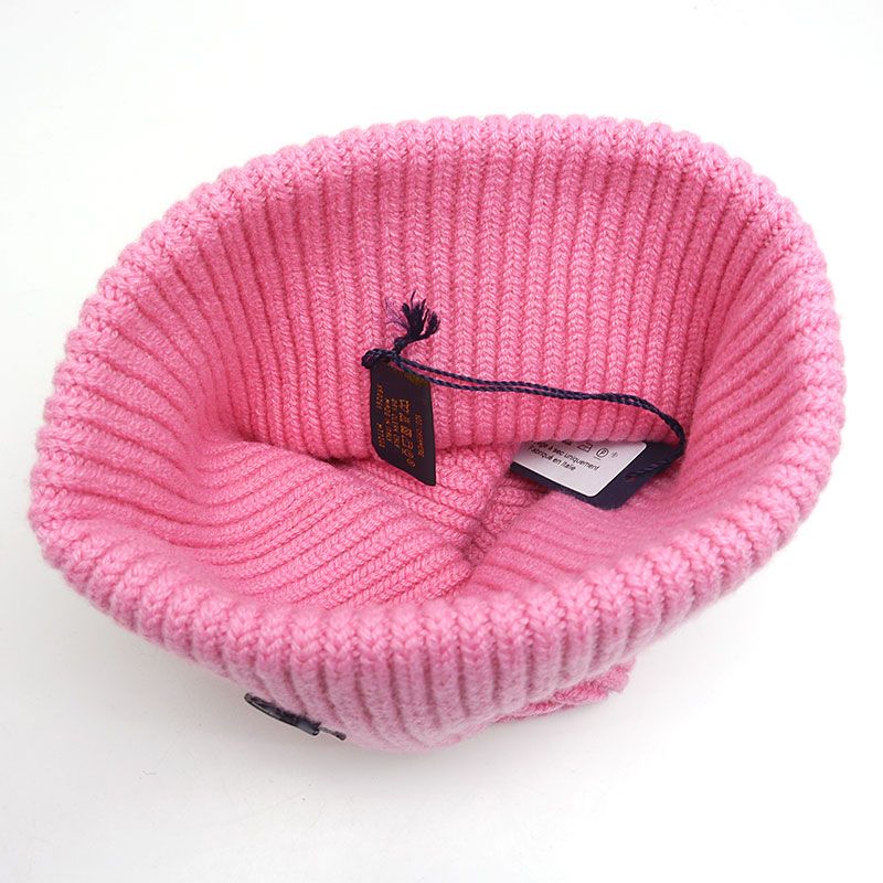 Louis Vuitton Bonnet LV Ahead M77040 Knit Hat Cashmere Pink