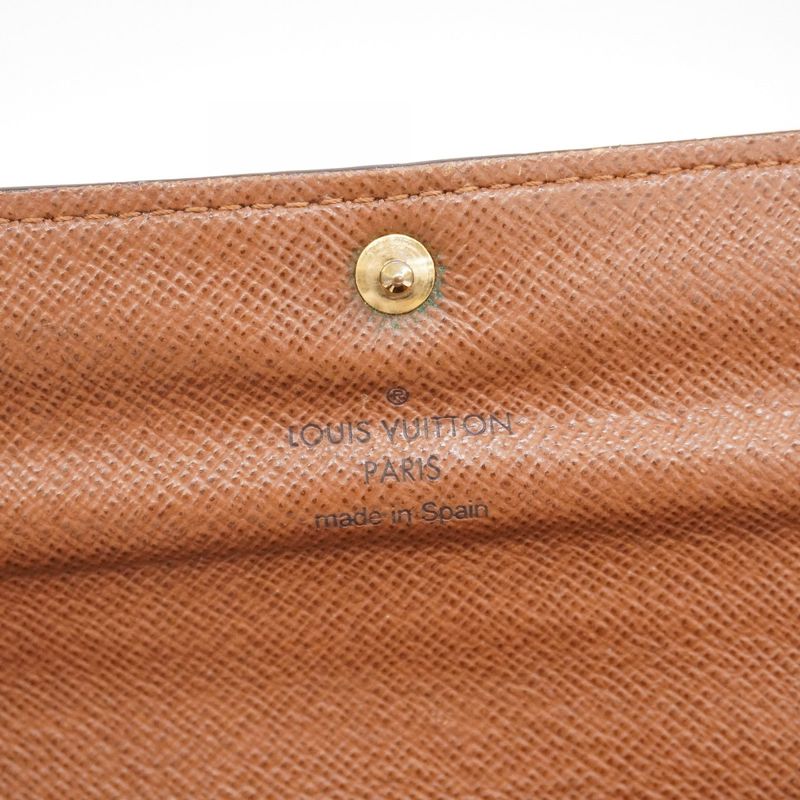 Louis Vuitton Long Wallet Monogram Portefeuille Sarah M61734 Brown Men's