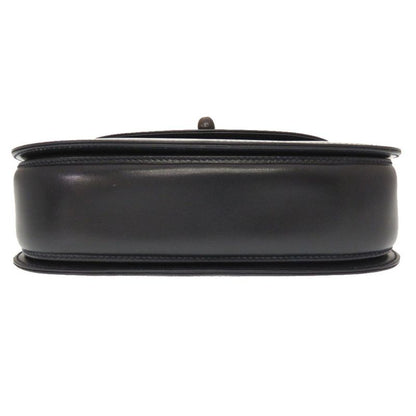 Gucci Bamboo Leather Navy 000 46 0188 2WAY Handbag Bag Navy Blue 0043 Gucci