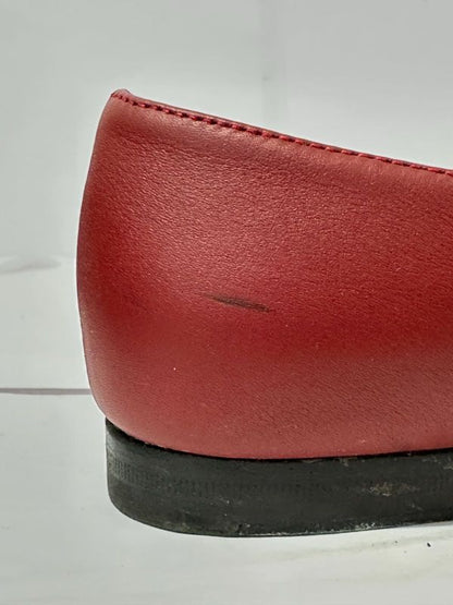 Gucci 466702 Horsebit Leather Loafers Red 35 1 2 Approx 22.5cm (8.86in) with