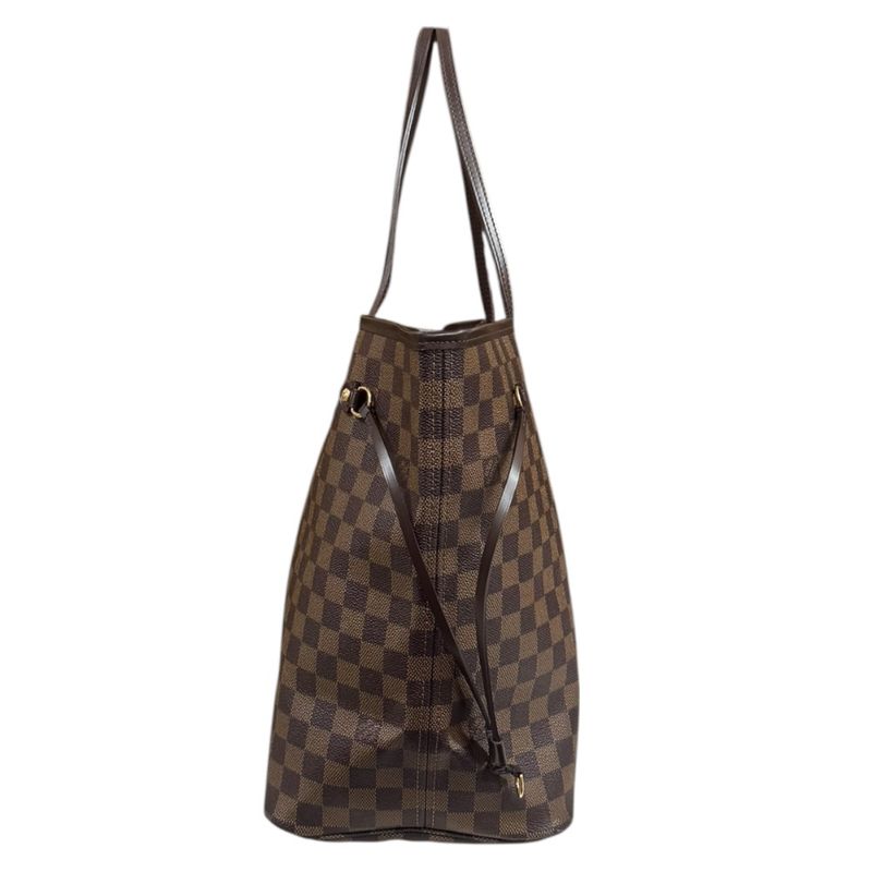 Louis Vuitton Neverfull GM Damier Tote Bag Damier Canvas N51106 Brown Ladies
