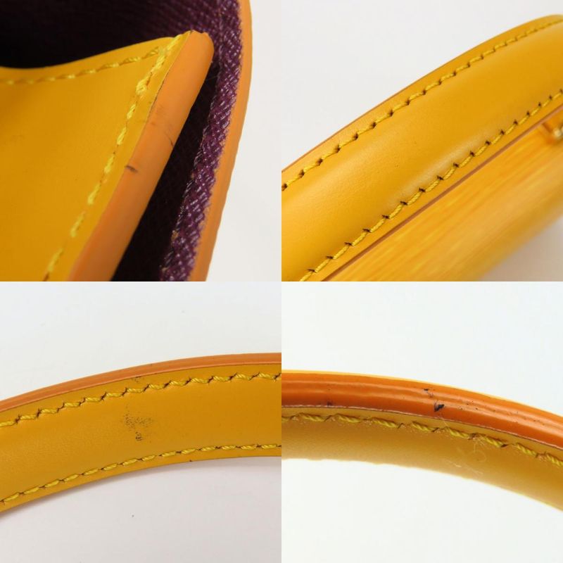 Louis Vuitton Handbag Malesherbes M52379 Epi Leather Yellow Gold Hardware Top