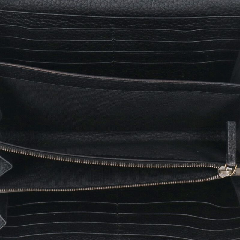 Gucci 401232 GG Marmont Leather Chain Wallet Purse Women