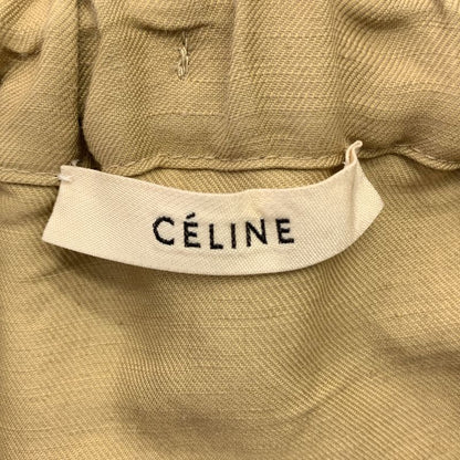 Celine - By Phoebe Philo Phoebe Linen Blend Draped Easy Skirt - 34 - Beige -