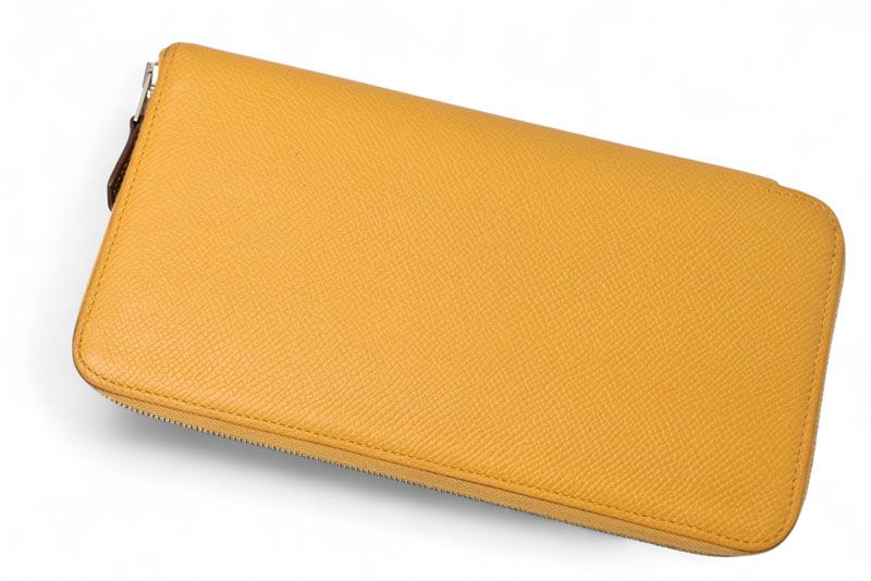 Hermes Wallet Hermes Long Wallet Azap Silk Quin Vaux Epson Sesame Silver
