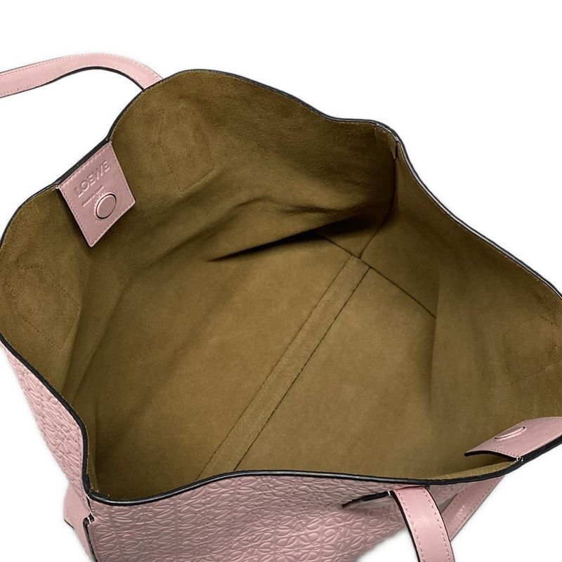 Loewe Tote Bag T Shopper Bag/repeat Light Pink Leather